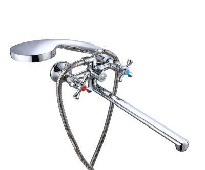 Смеситель для ванны VODA ECO "Laguna", изл 350 мм, с акс, арт. LGN31