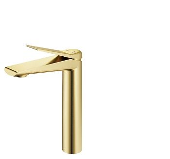 Смеситель для раковины Esko "Shanghai Gold" высокий, арт. SHA25Gold