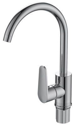 Смеситель для кухни, VODA, R-излив, Waterfall, WF519R