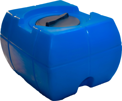 Бак пластиковый К200 (79х68х54,5) с крышкой, кубический, 200 л.