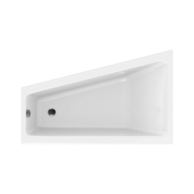 Ванна акриловая Cersanit CREA 160х100 левая, белый, асимметричная