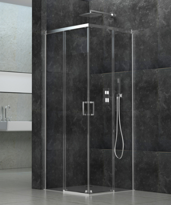 Душевое ограждение Golden Frog Y95, без поддона, прозрачные стекла 6мм, 900*900*2000