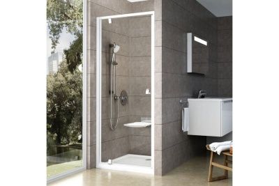 Душевая дверь поворотного типа Ravak Pivot PDOP1-90 см белый профиль, прозрачное стекло 03G70100Z1 0