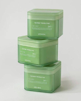 Очищающие пэды для лица MEDIHEAL, 100шт, Ю.Корея