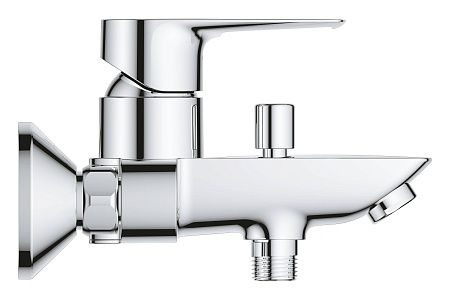 Смеситель для ванны с душем  GROHE BAU LOOP 23602001 (хром, длина излива-16,8), шт