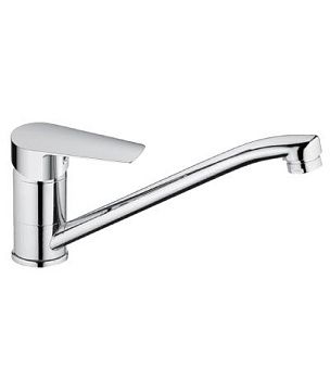 Смеситель для кухни Rossinka S35-21, одноручный хром