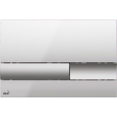 Клавиша смывная Alcaplast M1732, хром-мат***