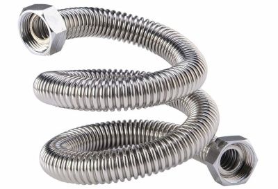 Подводка гофрированная для воды 120 см 1/2" г/г Lavita (нержавейка)