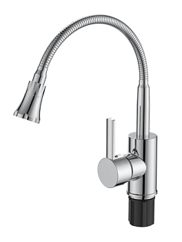 Смеситель для кухни VODA с гибким изливом, арт. KF519