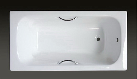 Ванна чугунная Faliano 1500*750*420 + ручки, 4 ножки в комплекте