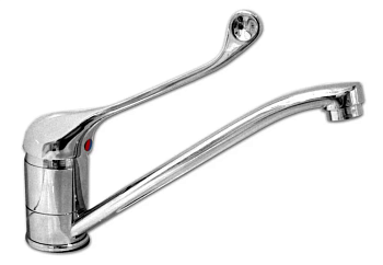 Смеситель для умывальника AquaDV 400-01/02, излив 25 см