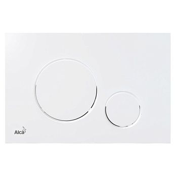 Клавиша смывная Alcaplast M670, белая