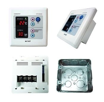Терморегулятор для теплого пола UTH-JP SAUNA Встраив./инфракр.саун. Выдерж. больш.нагруз.