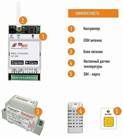 Контроллер MYHEAT GSM