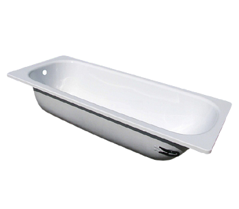 Ванна стальная Faliano 1500*700*390, с ножками, белая, эмалированная