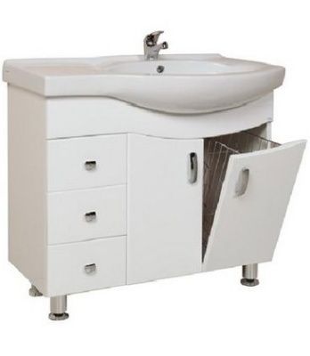 Тумба Onika Эльбрус 82.10, 840*515*830, крыло слева, (умыв. Коралл-82)