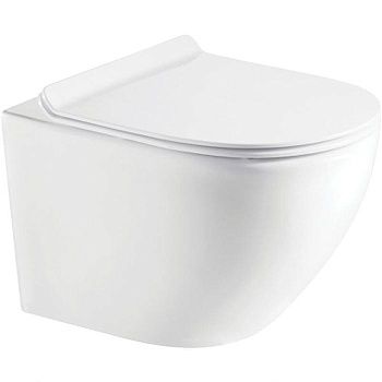 RN-0490-RQ3 Унитаз подвесной KOLLER POOL ROUND гор.вып.+сиденье (Nornado)