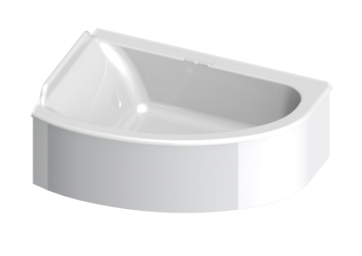 Ванна из литьевого мрамора Astra-Form Анастасия, левая/правая (1820х1250) с ножками