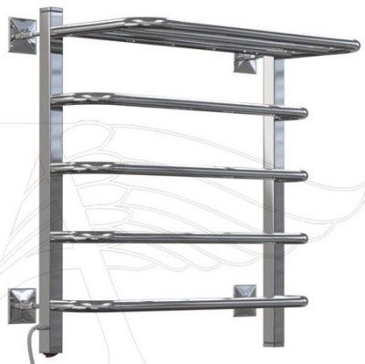 Полотенцесушитель электрический Магия Квадро (полка) 50*50 кнопка слева (10716)