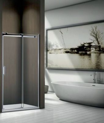 Душевая дверь в нишу COROZO SB12-2 1200х1950мм, 6мм, раздвижная