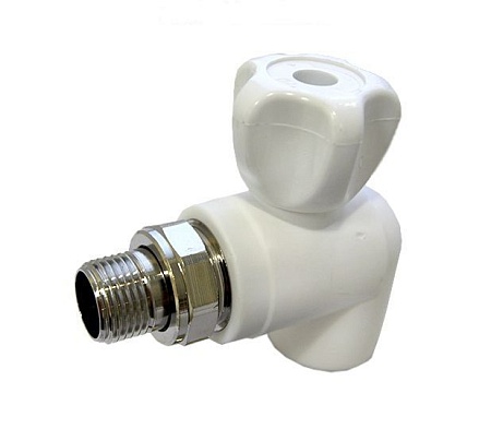 Кран радиаторный угловой ППР 25*3/4