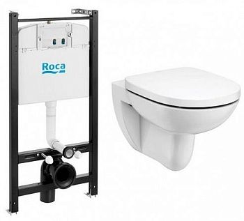 Инсталляция ПЭК DEBBA ROUND, БЕЗ КНОПКИ, (893104980) (инсталяция+подв.унит.rimless+сид.Supralit) 