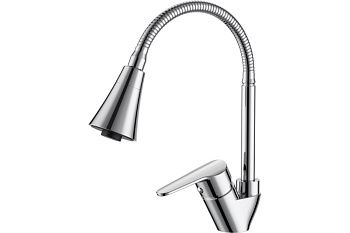 Смеситель для кухни VODA Breeze гибкий излив арт. BZ519flex	