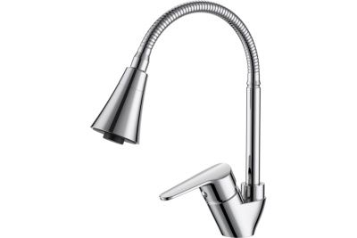 Смеситель для кухни VODA Breeze гибкий излив арт. BZ519flex	