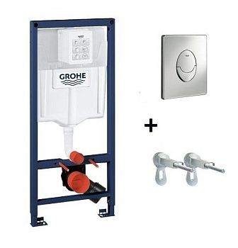 Инсталляция для унитаза Grohe Rapid SL (38721001) наклад панель Skate Air