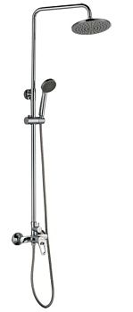 Душевой гарнитур со смесителем Decoroom DR37070 / DR21070 , хром***