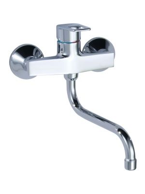 Смеситель д/кухни SWES VINDO 1ODDS3 (0622), настенный
