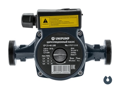 Насос циркуляционный Unipump CP 25-40, 180~