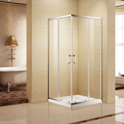 Душевое ограждение ZILI DO K-871N ГЕМЕРА  1000*1000*2000мм 6мм раздвижное б/поддон универсальное Т07