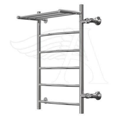 Полотенцесушитель водяной Классик 2 с полочкой 60*80 (5), 1", правый (07013)