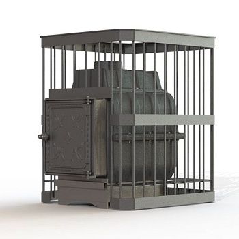 Печь банная Fireway ПАРОВАР 18 сетка-прут (211)