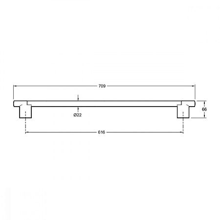 Душевая стойка JACOB DELAFON AWAKEN E24934-BL, матовый черный 