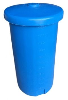 Бак пластиковый Б120 (d45х94) с накидной крышкой, 120 л.
