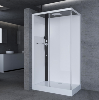 Душевая кабина Golden Frog BW007 Низкий поддон, прозрачные стекла 5мм, белый 800*1200*2170