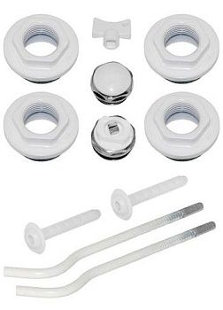 Монтажный комплект для радиаторов 1/2 с 2-мя кронш.