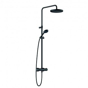 Душевой гарнитур с термостатическим смесителем KLUDI LOGO DUAL  6808239-00, черный