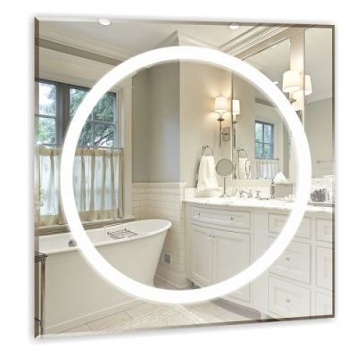 Зеркало для ванной MIXLINE "Меридиан" 700*700 светодиодная подсветка***