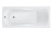 Ванна акриловая Roca Uno, прямоугольная, 160х75, белая (ZRU9302869)
