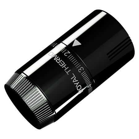 Термоголовка жидкостная Royal Thermo Design М30х1,5 (хром черный)