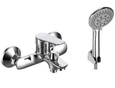 Смеситель для ванны VODA Storm, STO54acs, с кор. изл