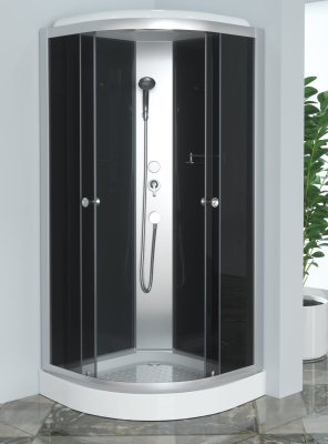 Душевая кабина ZILI DO S6023/100 АМЕЛИА Н/П 1000*1000*2150 мм 1/3