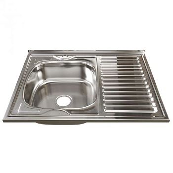 Мойка Mixline 160/0,6 накладная 60*80, левая, выход 3