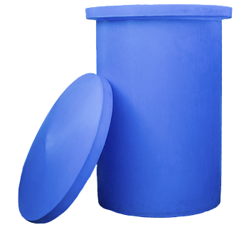 Бак пластиковый Б220 (d58х91) с накидной крышкой, 220 л.