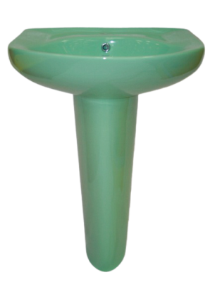 Умывальник с пьедесталом HUIDA HWBH-52032 (LG светло-зеленый), HD203