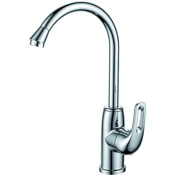 Смеситель д/кухни D&K Rhein.Eucharius DA1372401 c высоким поворотным изливом, хром 