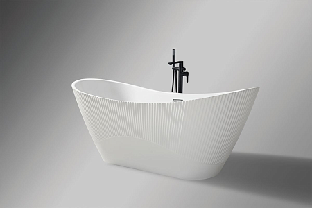 Ванна акриловая отдельностоящая ZILI DO WB-6014А СИВ 1700*770*720мм